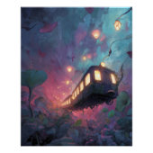 Floating Lantern Train Through Dream Forest ポスター (正面)
