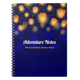 Floating Lantern Vacation Travel Journal ノートブック