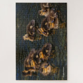 Floating Living Corks: 9 Cute Mallard Ducklings Ji ジグソーパズル (縦)