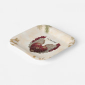 "Floating Love Heart" ペーパープレート (傾斜あり)