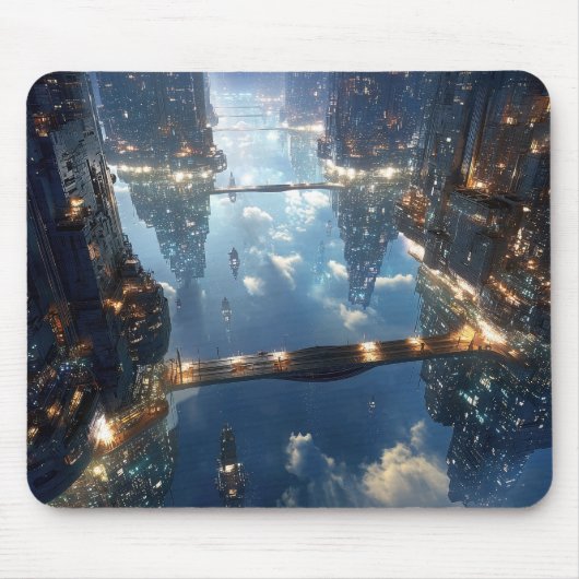 Floating Metropolis in the Sky マウスパッド (正面)