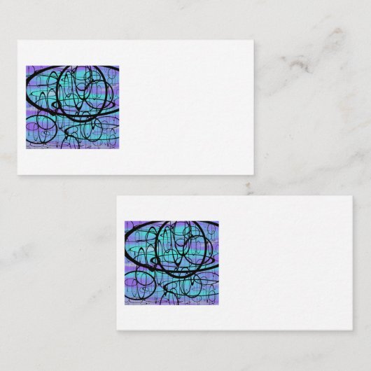 FLOATING MIND IN BLUE 名刺 (正面/裏面)