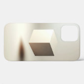 Floating Minimalist Cube Art - Modern Wood and Fab Case-Mate iPhoneケース (裏面 (横))