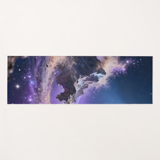 Floating mountains crumble into dust ヨガマット (正面(横))