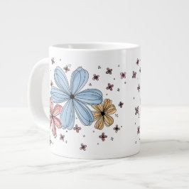 Floating Petals – Full Color Mug ジャンボコーヒーマグカップ