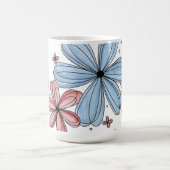 Floating Petals – Full Color Mug モーフィングマグカップ (中央)