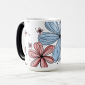 Floating Petals – Full Color Mug モーフィングマグカップ (正面左)