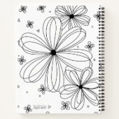 Floating Petals – Spiral Notebook ノートブック (裏面)