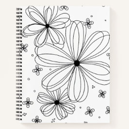 Floating Petals – Spiral Notebook  ノートブック