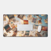Floating Polaroid Memories デスクマット (キーボード&マウス)