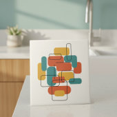 Floating Rectangles Abstract MCM #5 ID1224 タイル