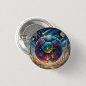 Floating Sphere of Light 缶バッジ (正面&裏面)