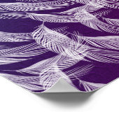 Floating White Feathers    ポスター (角)