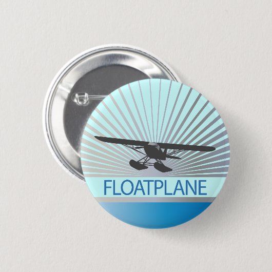Floatplane 缶バッジ (正面&裏面)