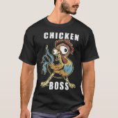Flock Boss flock Boss Huhn Love  Roosters  2 Tシャツ (正面)