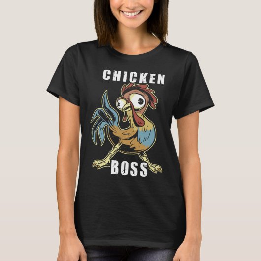 Flock Boss flock Boss Huhn Love  Roosters  2 Tシャツ (正面)