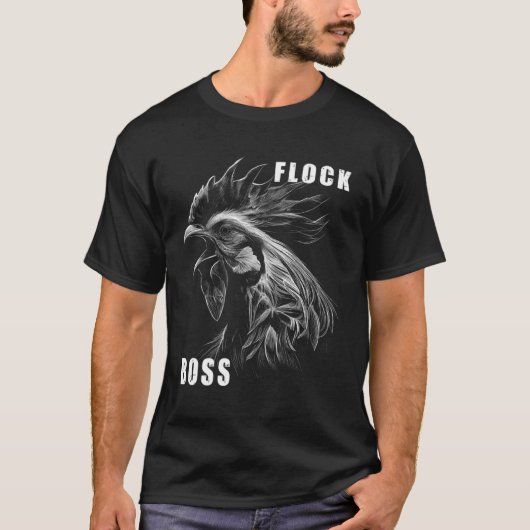 Flock Boss flock Boss Huhn Love  Roosters  5 Tシャツ (正面)