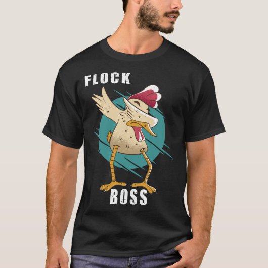 Flock Boss flock Boss Huhn Love Roosters 6 Tシャツ (正面)