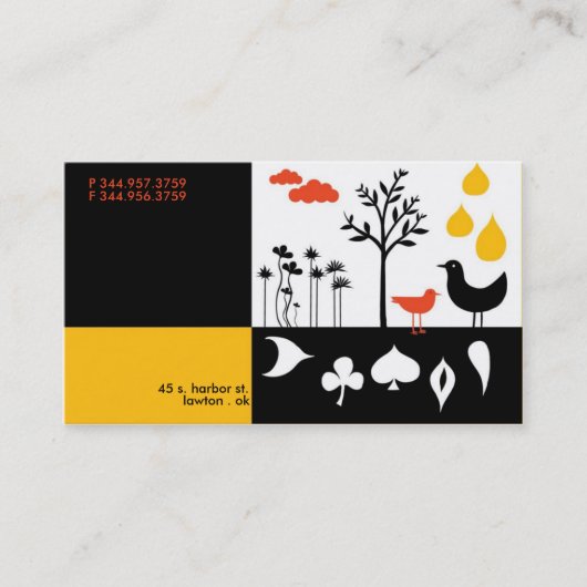 Flock Drops名刺 名刺 (正面)