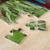 Flock of Colorful Macaw Parrots ジグソーパズル (側面)