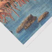 Flock of Coral Flamingos at Hialeah Park Miami Fl 薄葉紙 (詳細)