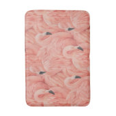 Flock of flamingos Memory foam bathmat バスマット (正面縦)