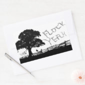 Flock Yeyステッカー 長方形シール (封筒)