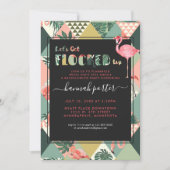 Flocked Up | フラミンゴのバチェラー・パーティー 招待状 (正面)