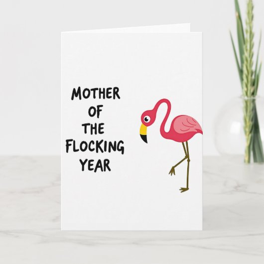 Flocking Great Mother Floral Card カード (正面)