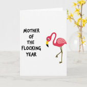 Flocking Great Mother Floral Card カード (黄色い花)