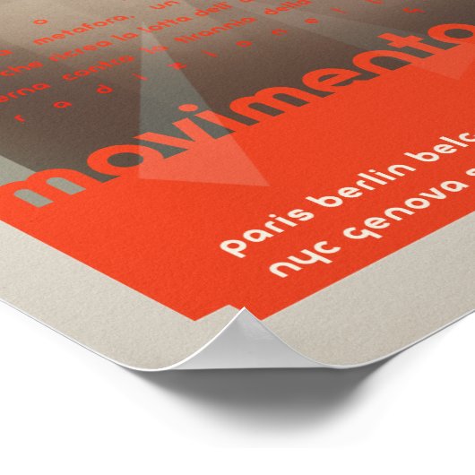 FLommの職人への移動 ポスター (角)