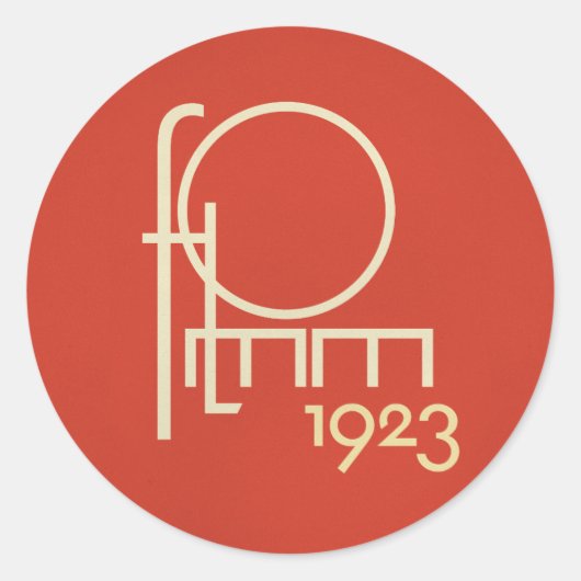 FLommジオティポグラフ1923 ラウンドシール (正面)