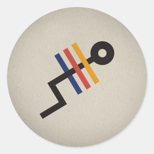 FLommヒーロー：トレ！ ラウンドシール (正面)