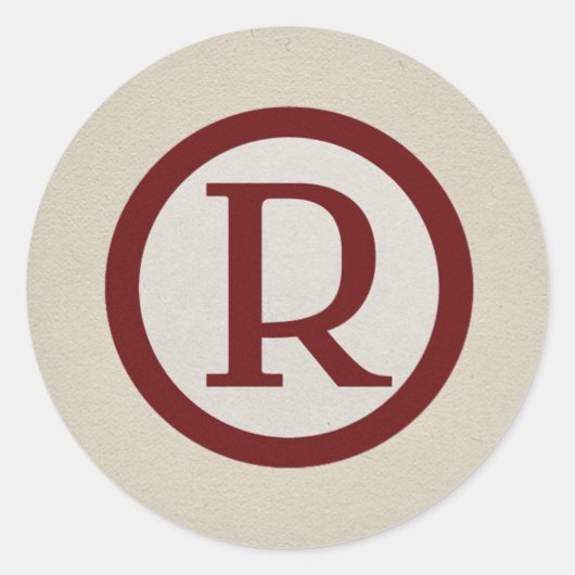 FLommヒーロー: REG! ラウンドシール (正面)