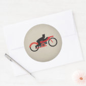 FLomm Heroes：レザーヘド！ ラウンドシール (封筒)