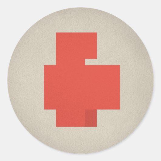 FLomm Heroes: POSIAVO! ラウンドシール (正面)