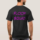 Floofの分隊のロゴのティー(ピンクアイコン) Tシャツ (裏面)