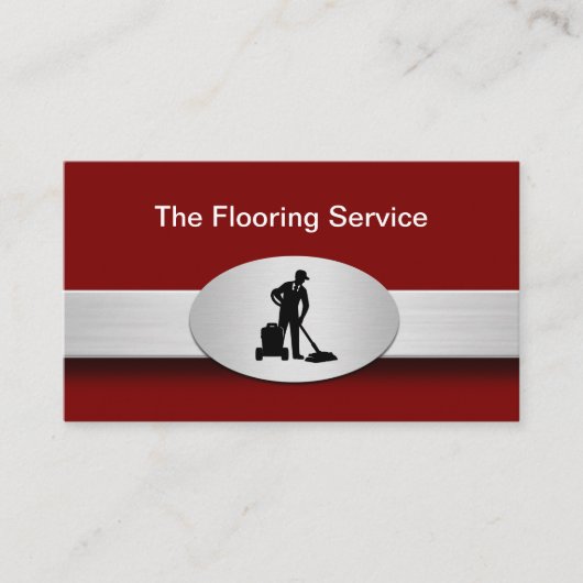 Floor Cleaning And Installation Service 名刺 (正面)