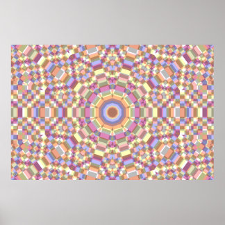 Floor Pattern For A Tarot Theater Piece ポスター