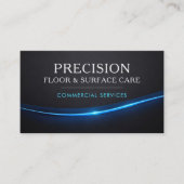 Flooring Cleaning QR Code Professional 名刺 (正面)