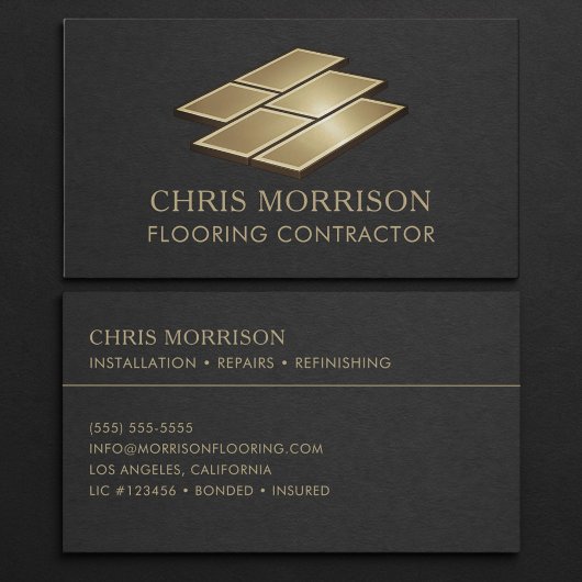 Flooring Contractor Professional 名刺