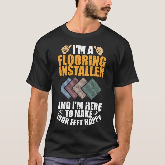 Flooring Expert Flooring Installation Flooring Ins Tシャツ (正面)