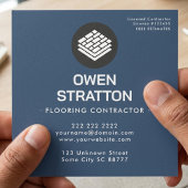 Flooring Installation - Professional Contractor スクエア名刺