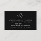 Flooring Installation QR Code 名刺 (正面)