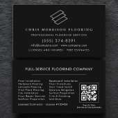 Flooring Installation QR Code 名刺