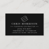 Flooring Installation Service QR Code 名刺 (正面)