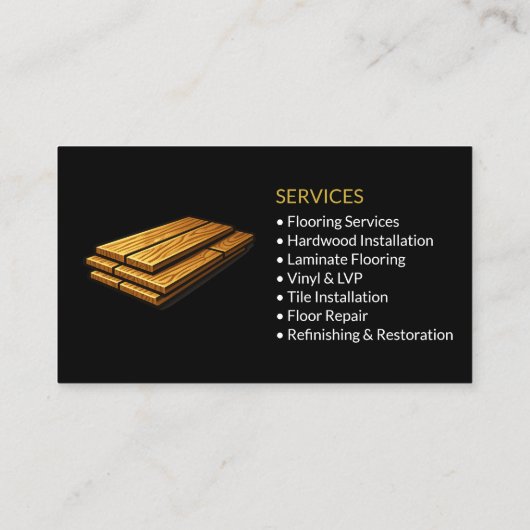Flooring Service Professional 名刺 (裏面)
