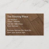 Flooring Servicesビジネスプロファイルカード 名刺 (正面)