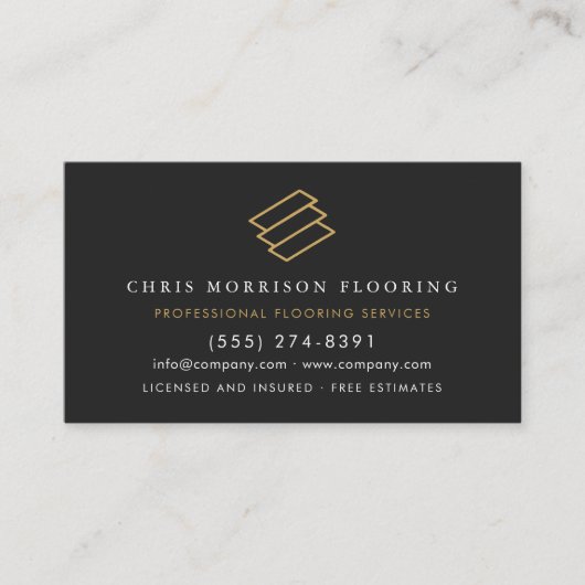 Flooring Services 名刺 (正面)