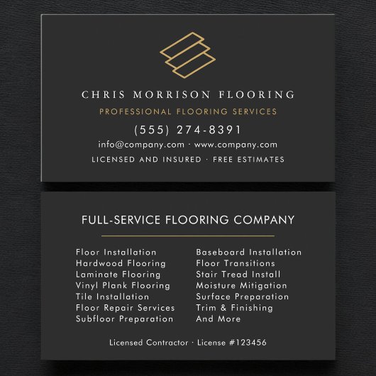 Flooring Services 名刺